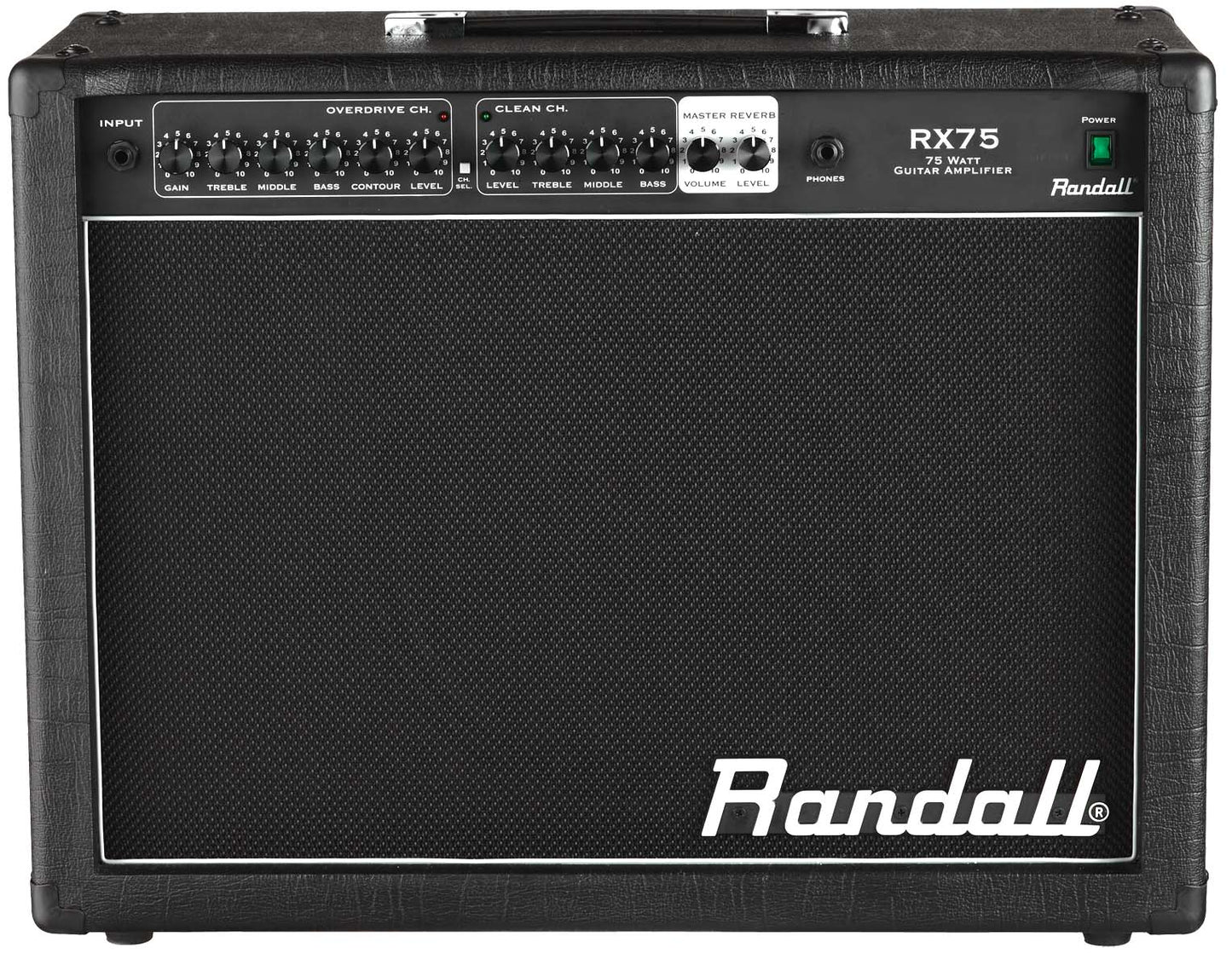 [Randall] [RX-75RG2] - Pro 75W Guitar Combo With 12 Inch Jaguar Speaker And Dual Channels
