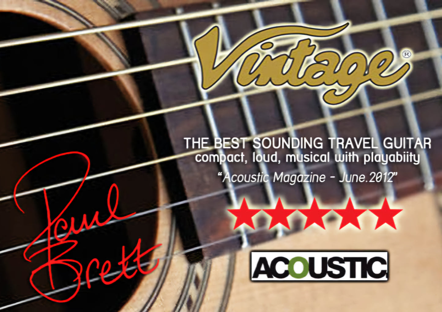 Vintage VE8000PB Paul Brett